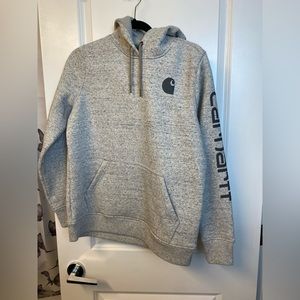 Womens Heather grey carhartt sweatshirt size medium